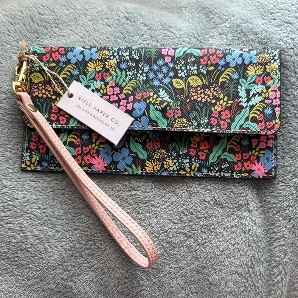 Rifle Paper Co. for Anthropologie Travel Wristlet